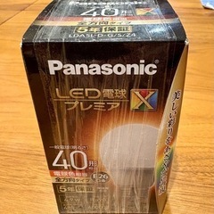 パナソニック LED電球プレミアX 小型電球タイプ 5.0W（電球色相当） 40形相当 LDA5LDGE17SZ4 【panasonic】E26口金 新品未開封品の画像