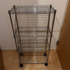 (完了)メタルラック4段 