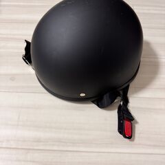 【美品】マットブラック 半帽ヘルメット PSCマーク付き