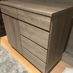 棚 キャビネット チェスト グレー