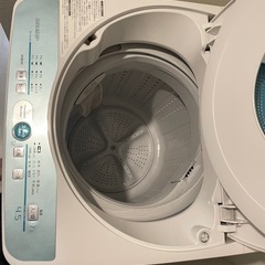 SHARP全自動洗濯機4.5Kg 2014年製の画像