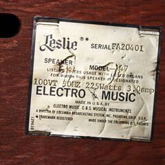 HAMMOND Leslie 147 真空管アンプ内蔵スピーカーシステムの画像