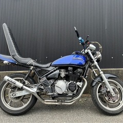 ゼファー　400 X KAWASAKI 火の玉　車検有り　青　ブ...