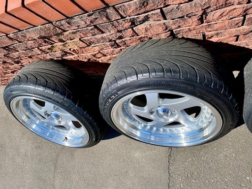 アルミホイール 16インチ 8J +25 PCD100 タイヤ付き (カピ) 高砂の