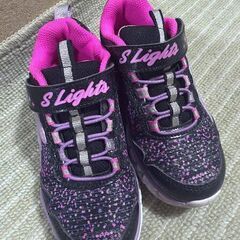 子供靴 キッズ シューズ SKECHERS スケッチャーズ 美品 18.0cmの画像