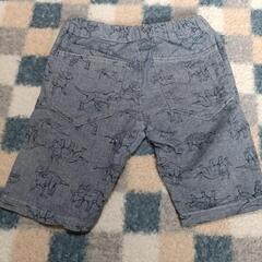 キッズ　男の子　ハーフパンツ　半ズボン　短パン　恐竜　　110の画像