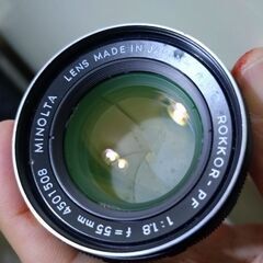 良品　MINOLTA　AUTO ROKKOR -PF 55mm ...