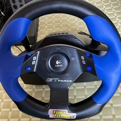ロジクール　GT  PS2  グランツーリスモ3 ハンドルコントローラーの画像