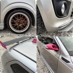 アルトワークスMT車⭐️車検R9年5月‼️カスタム‼️フルバケ⭐️マフラー⭐️GTウイング⭐️ナビ⭐️テレビ⭐️HA36Sの画像