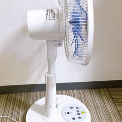 M440 ReeD DCモーター式 静音リビング扇風機 9枚羽 リモコン付の画像