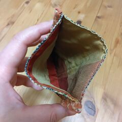 小物入れ　布製　ブルーの画像