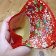 小物入れ　布製　花柄の画像
