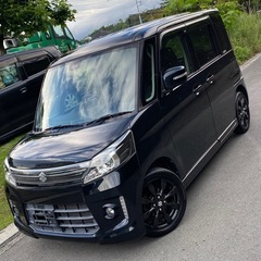 必見！H26スペーシアカスタム！車検R9/6迄満タン！人気のブラック！