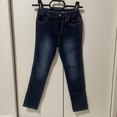 新品♡120スキニーデニムの画像