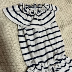 ボーダーオールインワン✴︎90の画像