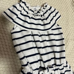 ボーダーオールインワン✴︎95の画像