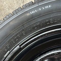 DUNLOP（ダンロップ）エナセーブ VAN01 タイヤホイールセット（2本）塗装鉄ホイール付きの画像