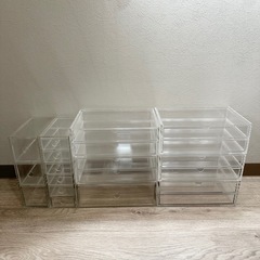 無印良品    アクリルケース 8個セット
