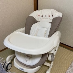 【美品】コンビ ネムリラ オートスウイング ココアブラウン