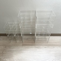 無印良品 アクリル小物ラック10個セット