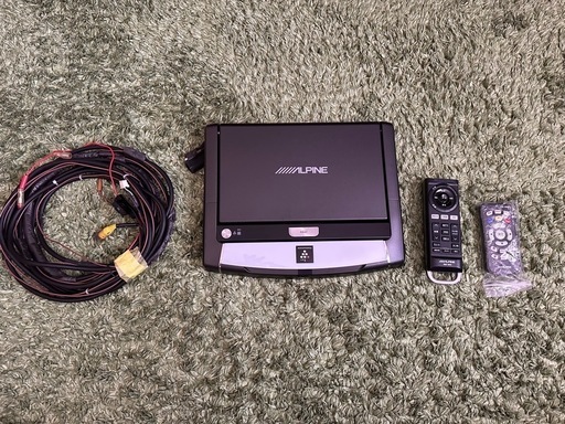 ALPINE 10.2インチ リア フリップダウンモニター マツダ 純正 オプション アルパイン フリップダウン モニター