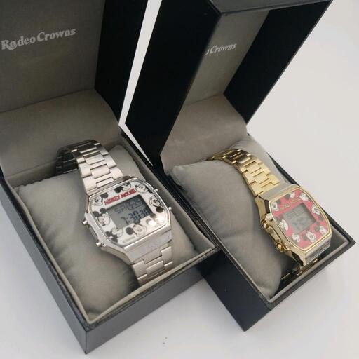 美品】RODEO CROWNSロデオクラウンディズニーデジタル腕時計