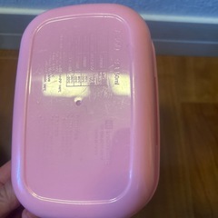 中古　アンパンマンお弁当箱　ピンクの画像