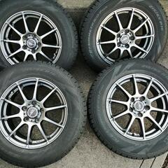215/65R16中古スタッドレスタイヤホイールセット4本