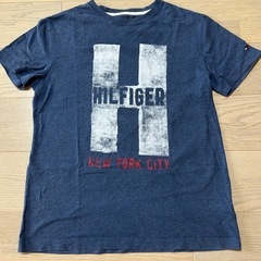TOMMY HILFIGER Tシャツ M ネイビー トミーヒル...