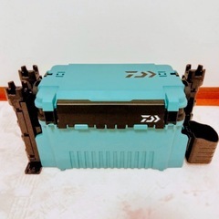 ◾️（新品未使用セット）タックルボックス  水色×ブラック色　ロ...