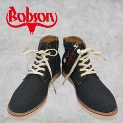 【新品未使用品】BOBSON　ボブソン　ワークブーツ　デニム　6...