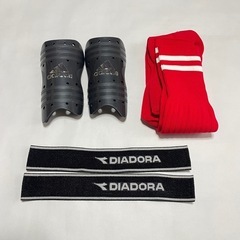 サッカー　すねあて　バンド