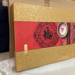 新品　伝統的な中華スクリーン画　台湾　中国　壁掛画　幅約120cm 縦約38cm 和風の画像