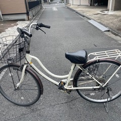 ママチャリ（白）