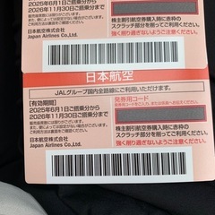 JAL株主優待券
