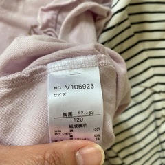 女の子　長袖カットソー3枚セット　120㎝の画像