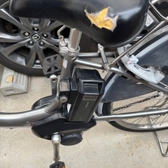 中古ブリヂストン電動自転車バッテリー新品交換の画像
