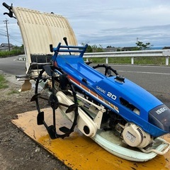 イセキ　田植機 歩行型 PS20 ガソリン 2.4馬力 2条 田...