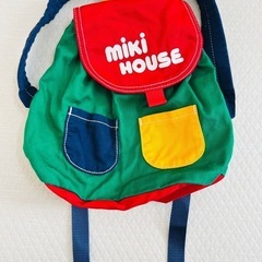 MIKI HOUSE
ベビー•キッズ　リュックバック