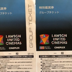 ユナイテッド・シネマ　大人鑑賞券2枚