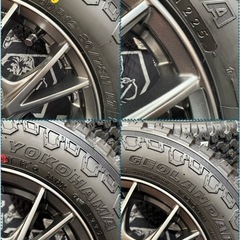 ㊻軽トラ・箱バン用の新品ゴツゴツタイヤと中古ホイールと新品ナット