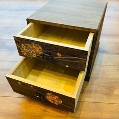 【未使用品】会津　やまごの桐　小物入れの画像
