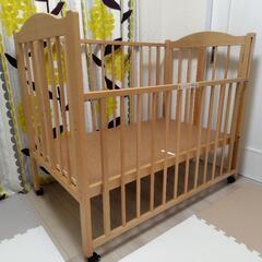 【状態◎】ワンタッチ折りたたみ式のベビーベッド