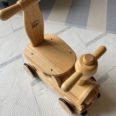 野中製作所 木's乗用ポッポ 手押し車  ナチュラル インテリアの画像