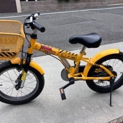 アサヒサイクル　ブルドーザー 16インチ　子供用 自転車