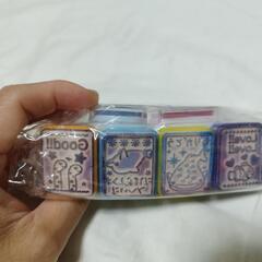 スタンプ４個&スタンプ台２色の画像