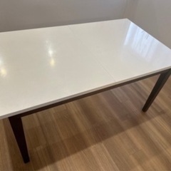 ダイニングテーブル　伸長式　