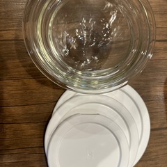 HARIO 耐熱ガラスボウル　3つ蓋つきの画像