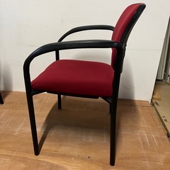 スタッキングチェア3脚椅子ジム受付の画像