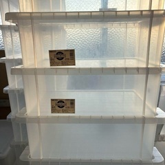 120個セット　まとめ買い　コンテナ　アスクル NVボックス 13Lの画像